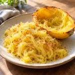 Plain roasted strands for the how to cook spaghetti squash recipe