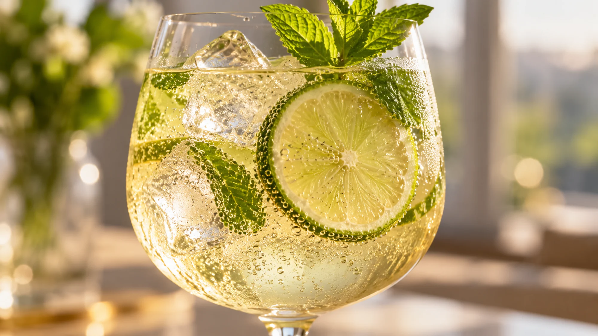 prosecco for hugo spritz bubbles